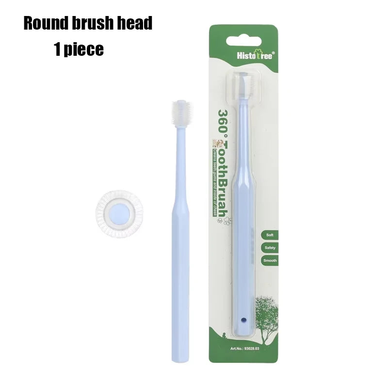 YTYIN 360 Degree Toothbrush For Dogs And Cats Tartar Care