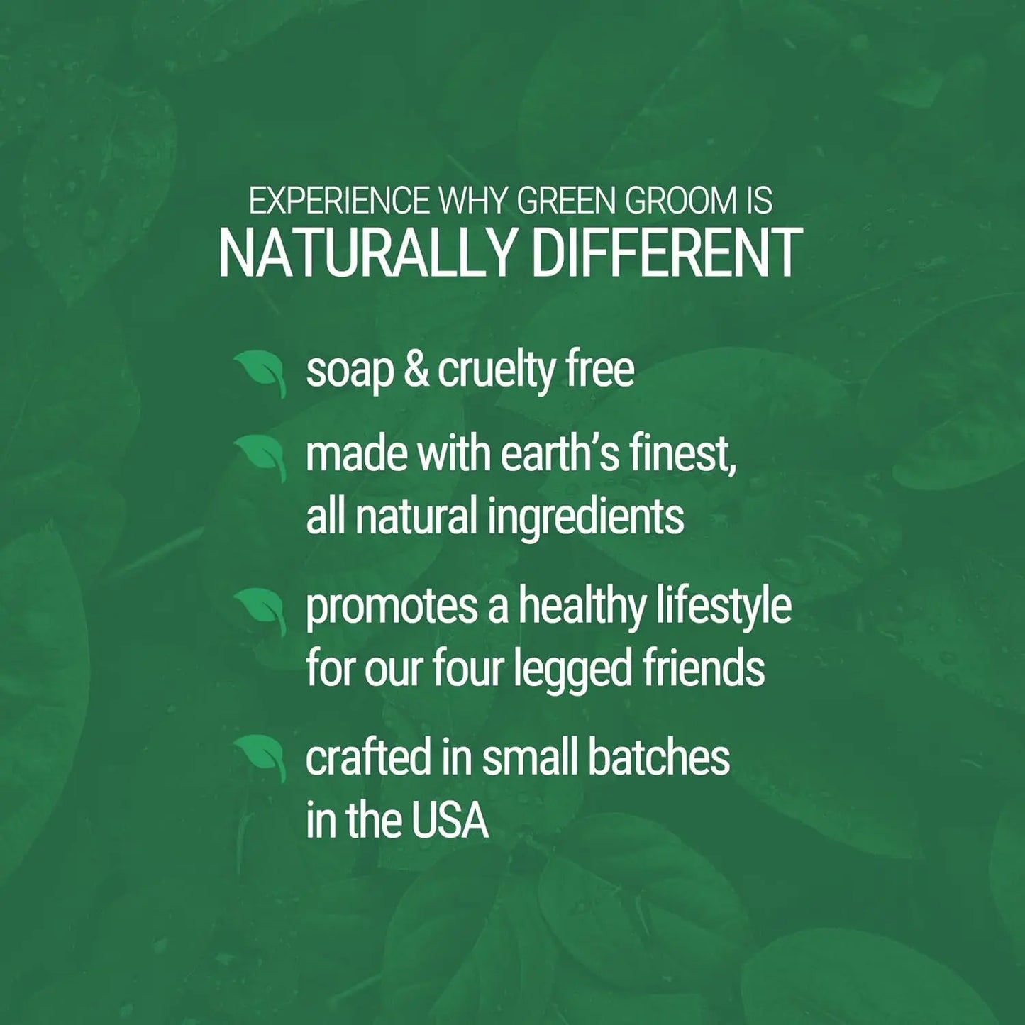 Green Groom Argan Oil Dog Shampoo, 1 Gallon - Vitamin E, Moisturizing, Natural Ingredients, Restores Shine, Relieves Itchy Skin