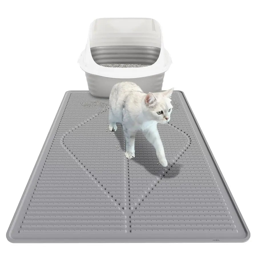 XMSJ Cat Litter Mat Waterproof Floor Protector For Litter Box
