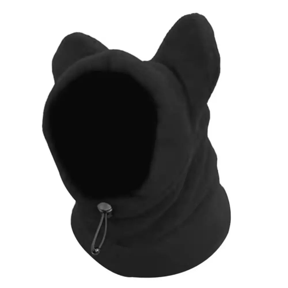 High Quality Soft Dog's Fleece Bat Hat Adjustable Pet Headwear French Dogs Winter Hats Pet Headgear Pet Supplies Cat Dog Cap