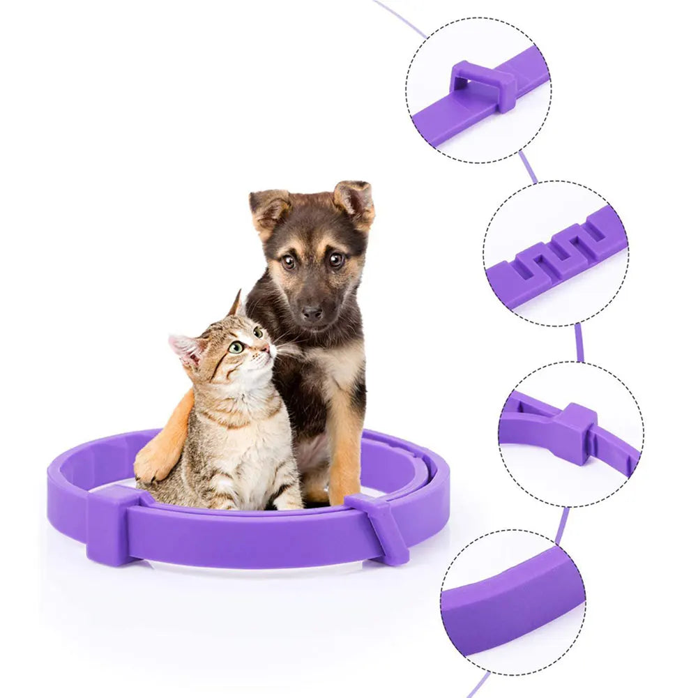 3/4 pcs Dogs Calming Pheromone Collars Pets Relieve Anxiety Adjustable Comfortable Collar For Puppy Kitten Large Dog Accessories