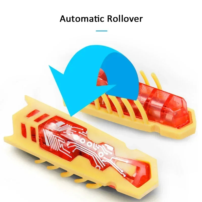 Mini Electric Bug Pet Dog Cat Toy Interactive Cute Ladybird Beetle Animal Shape Cat Toys Walking Insect Cat Playing Supplies Toy