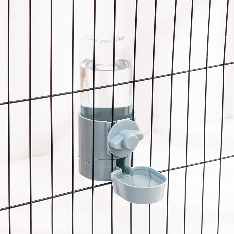 YTYIN Automatic Pet Feeder Cage Hanging Bowl Water Bottle Dispenser