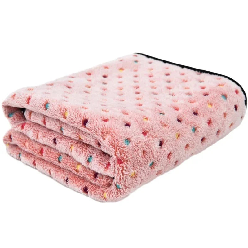 Soft Fluffy Pet Blanket for Cats and Dogs Bed Mat