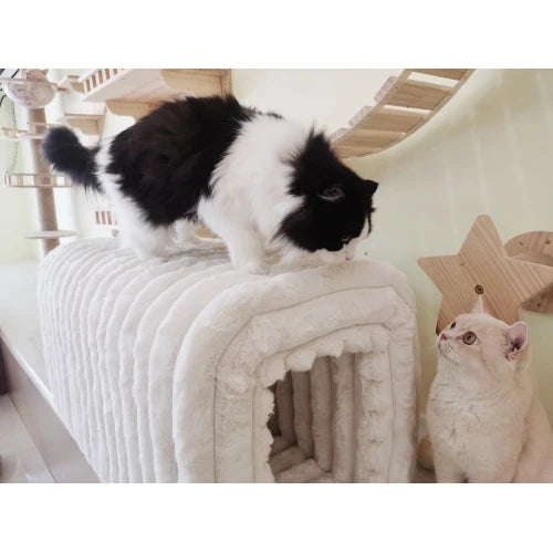 Corduroy Storage Bench For Cats Hideaway Cat House Nest