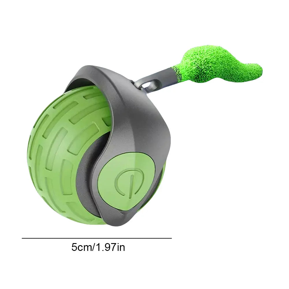 Cat Interactive Ball Toys Rechargeable Smart Pet Electric Toy Dog Cat Training Imitate Mouse Cat Training Teaser Kitten Cat Ball