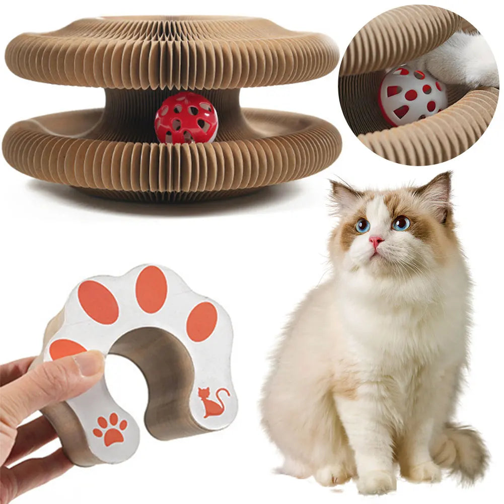 LAIMANEI Magic Organ Cat Scratching Board Interactive Toy
