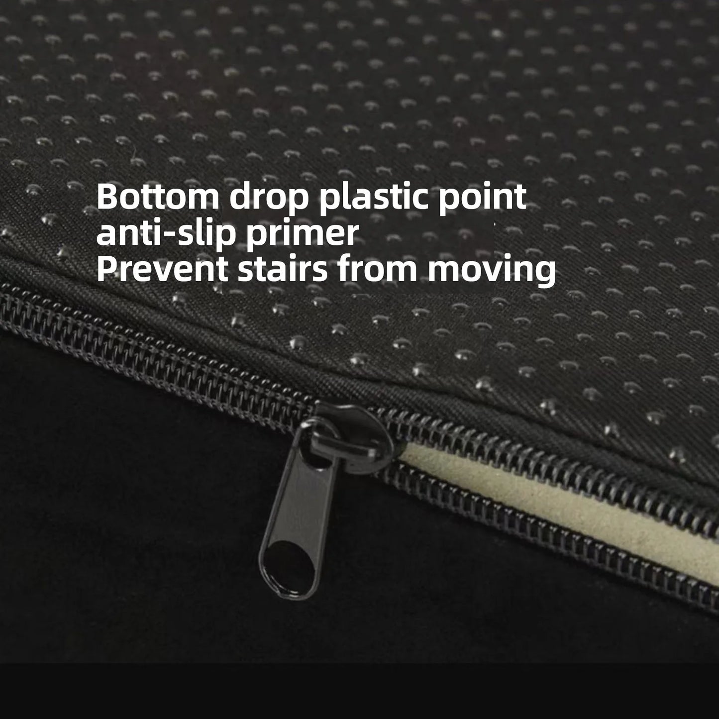 High Density Foam Curved Dog Stairs for High Beds 3/4/5 Tiers Dog Ramp Steps for Small Dog