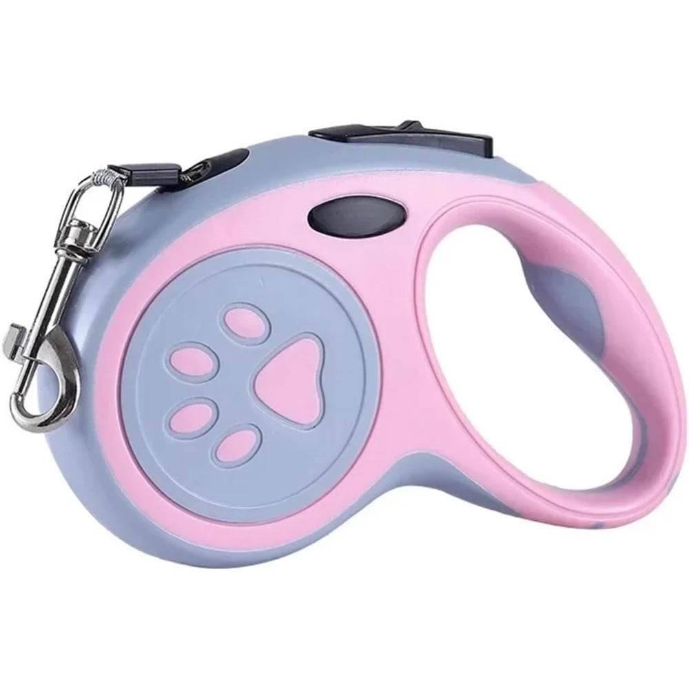 3/5 meter dog leash - Automatic retractable durable cat leash, extendable for small dog walks/runs