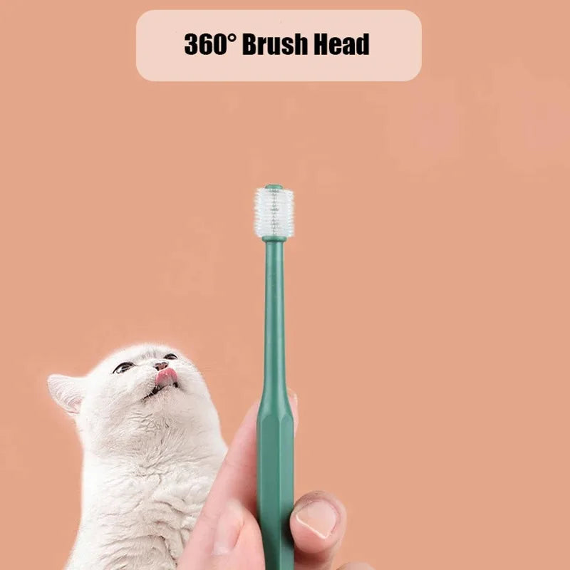YTYIN 360 Degree Toothbrush For Dogs And Cats Tartar Care