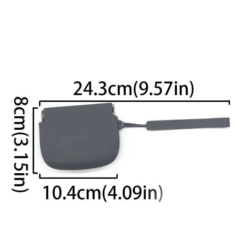 For Outdoor Training With Secure Lock Dog Food Containe Silicone Dog Treat Pouch Portable Pet Snack Bag Easy To Clean Waterproof