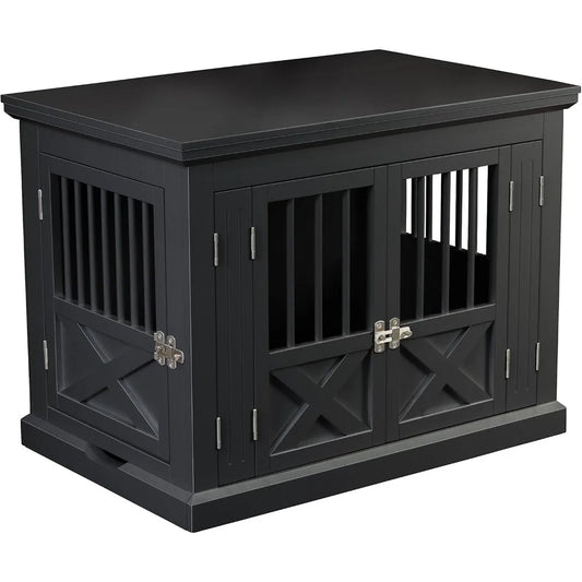 Three-door Medium Dog Cage, Kennel, Dog Crate, 30.6"L X 20.4"W X 23.2"H