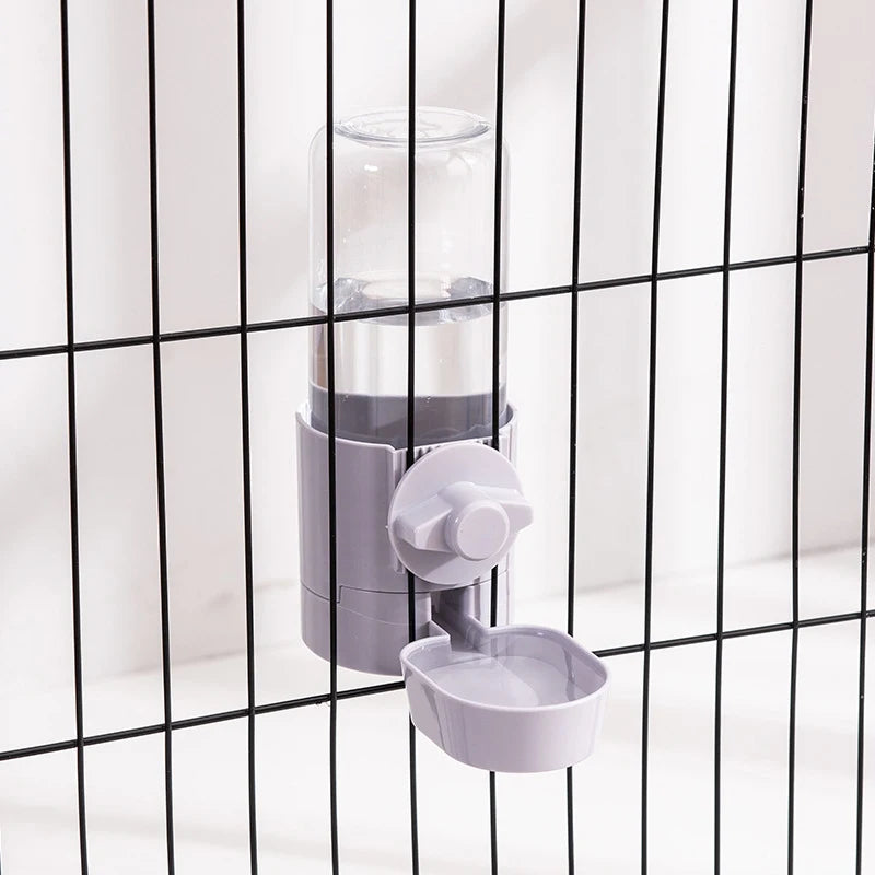 YTYIN Automatic Pet Feeder Cage Hanging Bowl Water Bottle Dispenser