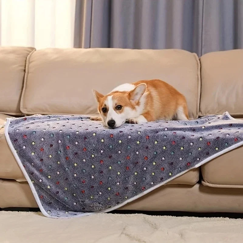 Soft Fluffy Pet Blanket for Cats and Dogs Bed Mat