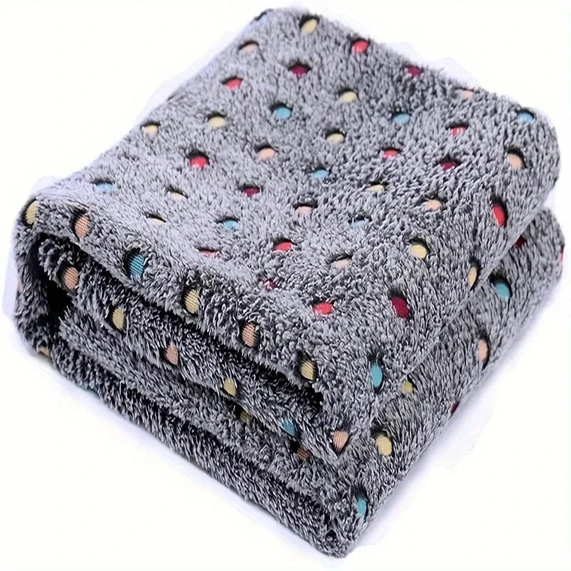 Soft Fluffy Pet Blanket for Cats and Dogs Bed Mat
