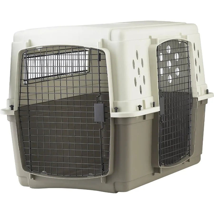 High-concerned Two Door Dog Crate For Air Travel And Home