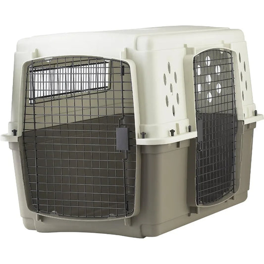 High-concerned Two Door Dog Crate For Air Travel And Home