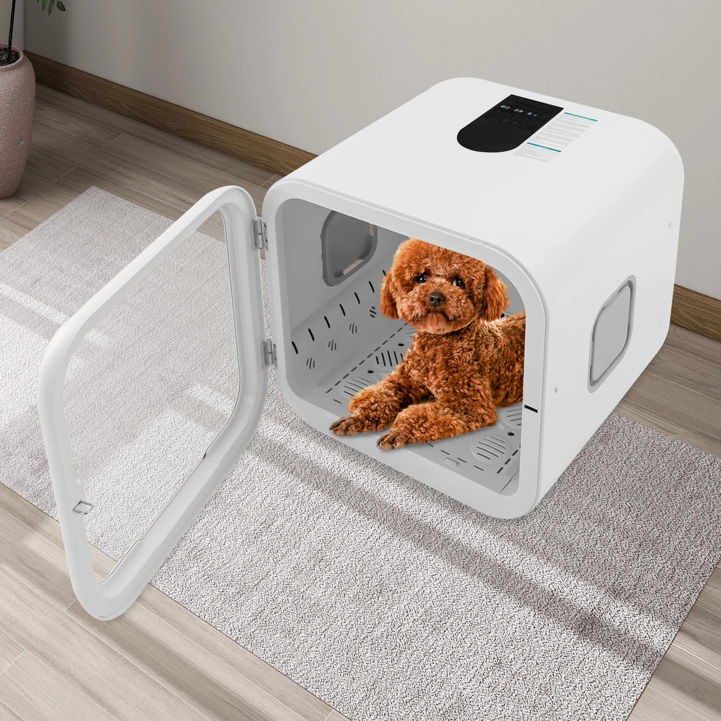 Cat And Dog Quiet Dryer Box With 360 Degree Circulation